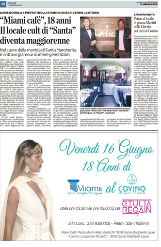 La pagina de Il Secolo XIX