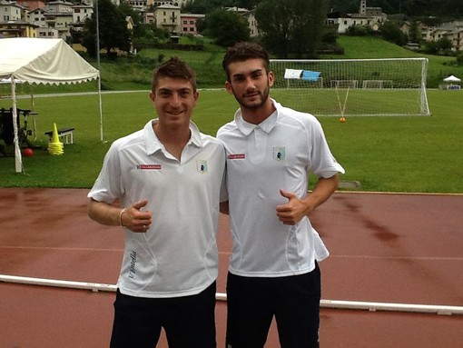 Andrea Mazzarani ed Eric Lanini, primo giorno in biancoceleste.