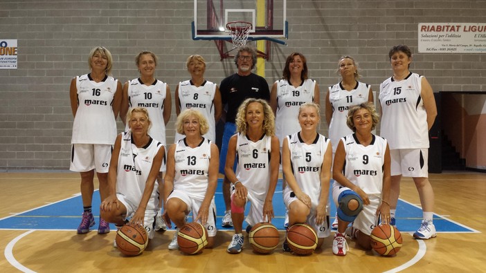 La squadra dell'Alcione Master Girls di Rapallo