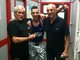 Rocco Vassallo, al centro tra i suoi due tecnici: Aldo Traversaro (a sinistra) e papà Stefano (a destra), in una foto tratta dal suo profilo facebook