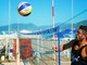Una fase di gioco nel corso della prima edizione della Global Cup di beach volley a Sestri Levante (foto Studio Miroir)