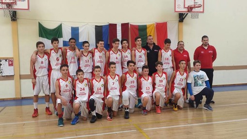 Gli Under 14 della Tigullio di Santa Margherita a Riga