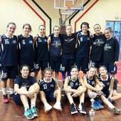 Le ragazze della prima squadra della Polysport Basket Lavagna