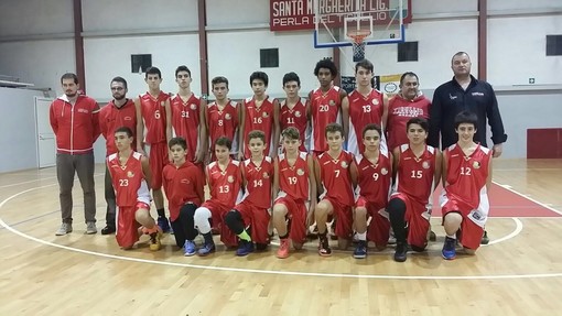 Gli Under 14 della Tigullio Basket di Santa Margherita