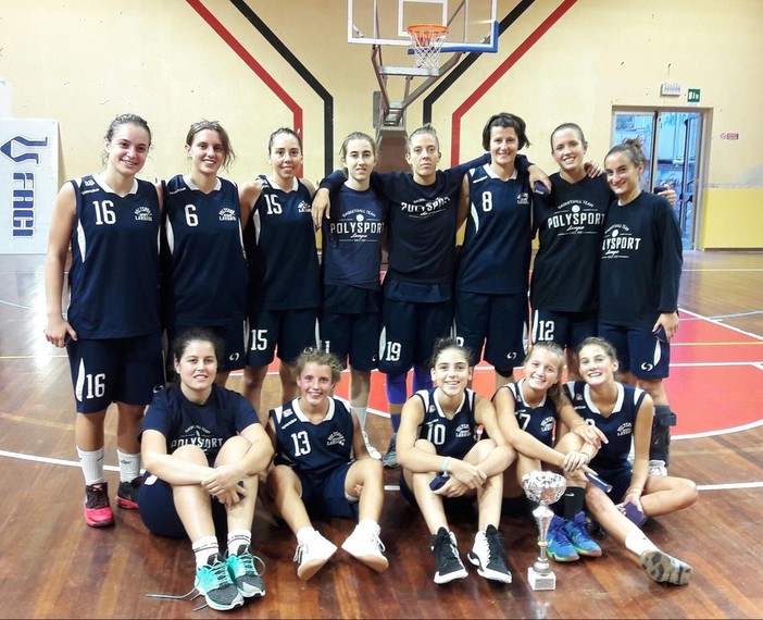 Le ragazze della prima squadra della Polysport Basket Lavagna