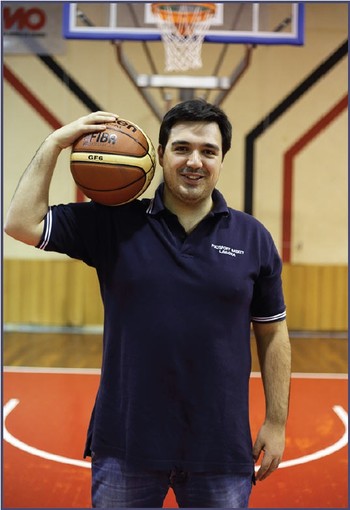 L'allenatore della Polysport Basket Lavagna Nicola Daneri