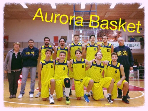 L'Aurora Basket Chiavari, qui in una foto di Chiara Garibotti, semifinalista nei playoff della serie C regionale maschile