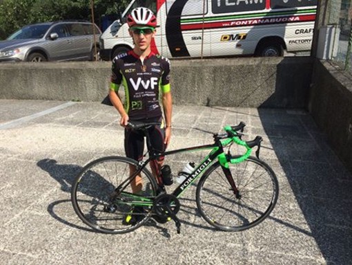 Per Paolo Prandini, del Cycling Team Velo Val Fontanabuona, un bel quarto posto finale al termine della Monaco-La Turbie
