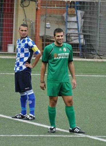 Lorenzo Olmo con la maglia del San Lorenzo.