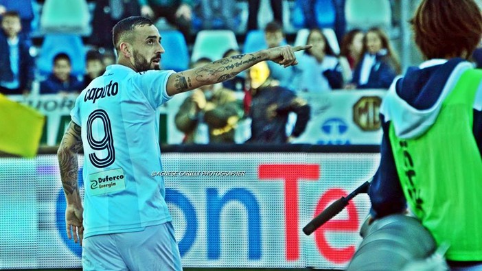 Caputo indica la strada all'Entella Caputo indica la strada all'Entella