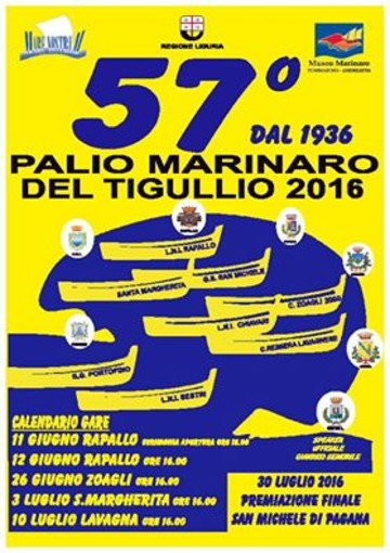 L'edizione 2016 del Palio marinaro del Tigullio ha preso il via domenica pomeriggio a Rapallo
