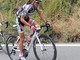 Ilaria Lombardo, in azione solitaria, alla gran fondo delle Cinque Terre