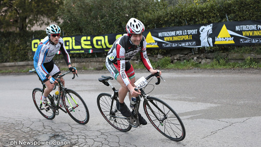 Saverio Crocetti, terzo alla Gran fondo Inkospor Val di Cecina (ph Newspower Canon)