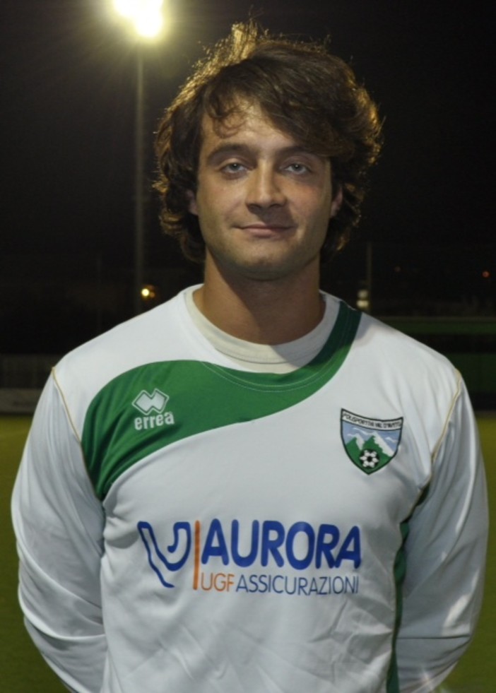 Corrado Neirotti, suo il gol che domenica ha deciso la partita in casa del Real Fiumaretta con tanto di esultanza colorita.