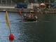 L'equipaggio femminile della Liguria impegnato a Savona nel giro di boa. Susanna Nicolini, nella foto tratta dal suo profilo facebook, ricopre il ruolo di prodiere