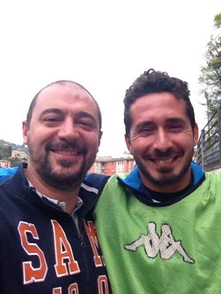 Il presidente Lenzo ed il capitano Bertorello