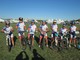 Il gruppo di giovani bikers del Bici Camogli/Pro Recco Bike alla Roc d'Azur di Frejus
