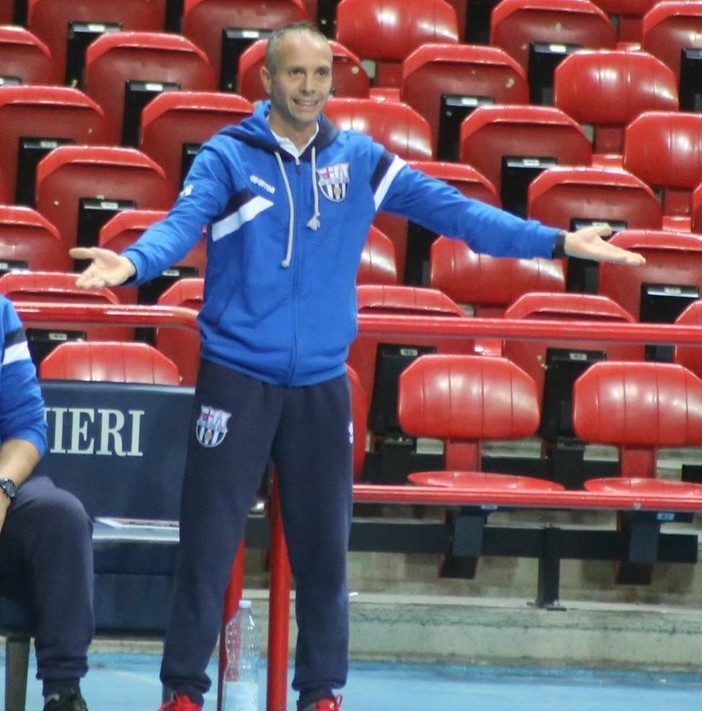 Michele Lombardo, allenatore CDM Futsal Genova