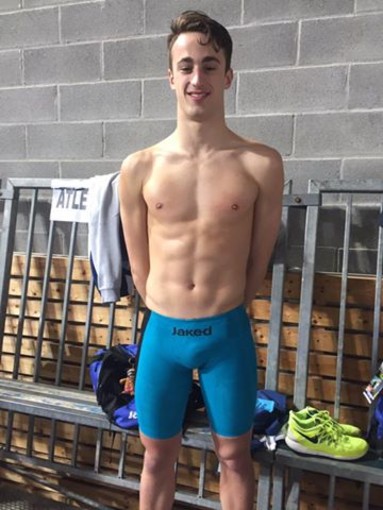 Alberto Razzetti, diciottenne di Sestri Levante, in forza alla Genova Nuoto My Sport