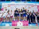 Al centro la staffetta azzurra 4x100 mista mixed sul gradino più alto del podio europeo Juniores in Israele. Del quartetto italiano Alberto Razzetti è il primo a destra Al centro la staffetta azzurra 4x100 mista mixed sul gradino più alto del podio europeo Juniores in Israele. Del quartetto italiano Alberto Razzetti è il primo a destra