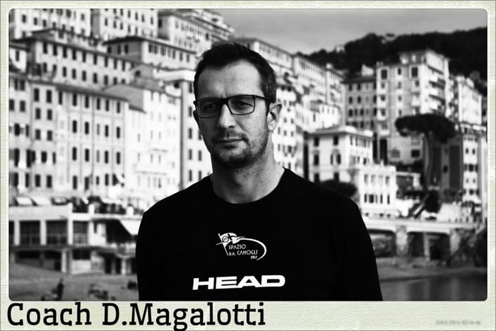 Daniele Magalotti, allenatore della Spazio Rari Nantes Camogli