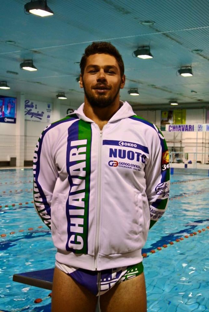 Nicola Oliva, centroboa della Chiavari Nuoto Nicola Oliva, centroboa della Chiavari Nuoto
