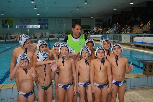 La squadra Aquagol della Chiavari Nuoto