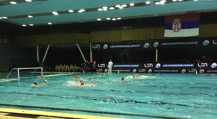 Una fase di Partizan Belgrado-Pro Recco di Champions League, giocata mercoledì sera nella capitale serba Una fase di Partizan Belgrado-Pro Recco di Champions League, giocata mercoledì sera nella capitale serba