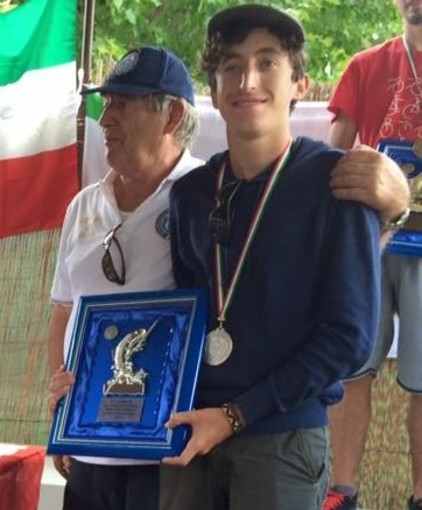 Stefano Circella della Fi.Ma Chiavari, vicecampione d'Italia Under 18 di pesca a mosca