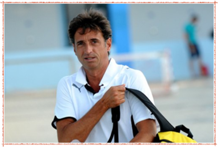 Marco Risso, confermato alla guida della squadra di pallanuoto di A2 maschile del Lavagna '90