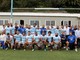 L'Aircom Pro Recco Rugby schierata al gran completo, in una foto di Luigi Galli