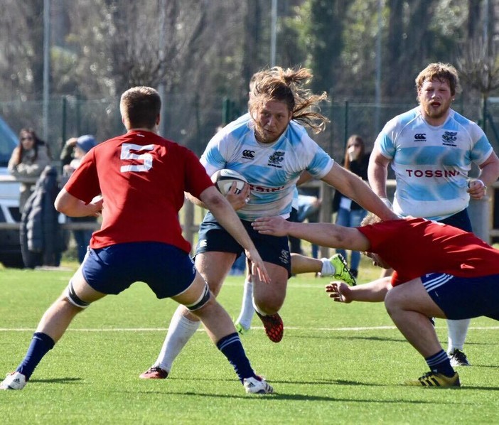 Nella foto di Stefano Delfrate, Kevin Cacciagrano in azione domenica scorsa a Parma durante Accademia Nazionale “Ivan Francescato”-Tossini Pro Recco