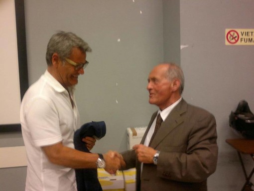 Stefano Risaliti e Mario Arioni (foto Facebook Entella Tv)
