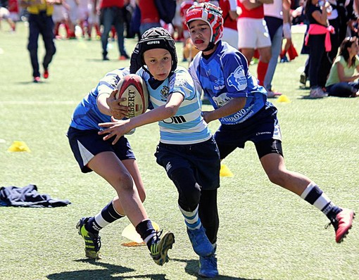 Al torneo dei Due Golfi di Minirugby protagonisti i più piccoli (foto Z-D.M.)