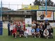 Nella foto di Dario Gennaro i ragazzi delle scuole medie al campo da rugby Carlo Androne di Recco