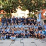 Foto di gruppo per la Pro Recco 2017-2018, dalla prima squadra alle giovanili (foto di Luigi Galli)