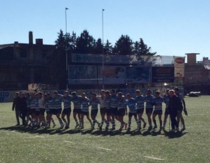 Nella foto di Roberta Queirolo, gli Under 18 della Pro Recco Rugby