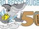 Il logo ideato per celebrare la cinquantesima stagione di attività della Pro Recco Rugby
