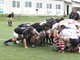 I Polpi della Tigullio Rugby Rapallo, in maglia scura, in azione in mischia