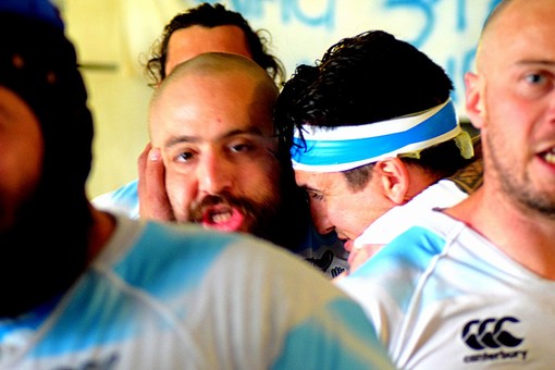Gli Squali della Tossini Pro Recco Rugby (foto Marchetti)