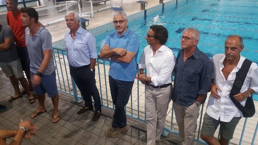 Lo staff della Chiavari Nuoto