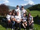 Il gruppo degli Arcieri del Tigullio che ha gareggiato in Val d'Aosta, in occasione della seconda prova del Grand Prix di tiro di campagna
