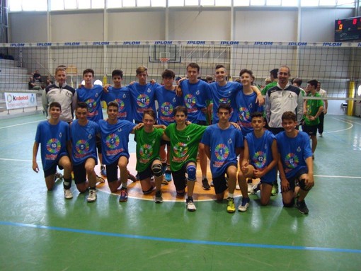 La selezione del Levante che si è aggiudicata il Trofeo delle Province maschile (foto dal sito www.fipavliguria.it)