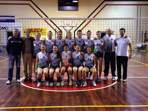 Le ragazze dell'Admo Volley Lavagna seconda forza del girone B della D femminile