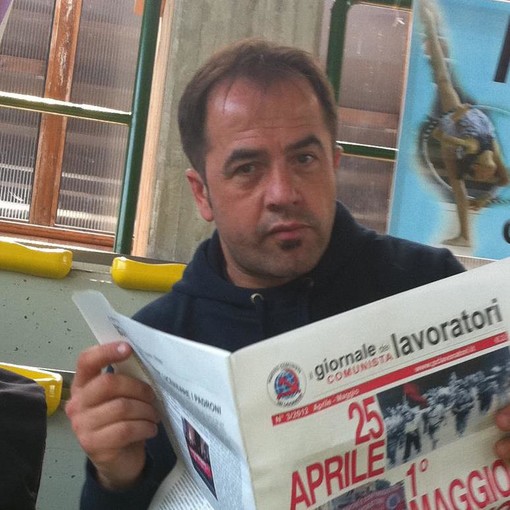 Andrea Carannante, leader del Partito Comunista dei Lavoratori