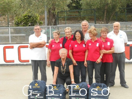 Bocce, la società Toso Arenzano vince il campionato regionale femminile