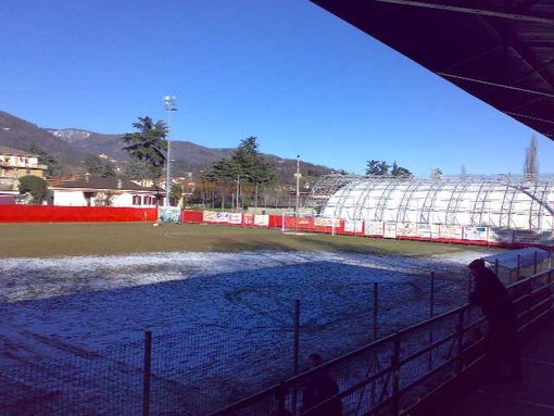 Lo stadio Drago di Dronero (foto di Paolo Federici)