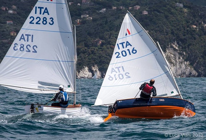 Dinghy in regata: foto di Luca Viani sul profilo Facebook del Circolo Velico di Santa Margherita Ligure