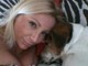 Gisella Mazzoni (foto Facebook) in posa con uno dei suoi cani