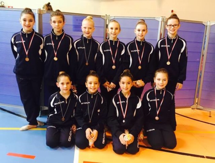 La Riboli di Lavagna al campionato Silver di ginnastica La Riboli di Lavagna al campionato Silver di ginnastica